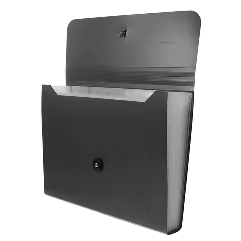 Large Capacity Document File Folder Accordion Expanding Multi Layer File Bag Office Organizer Plasti