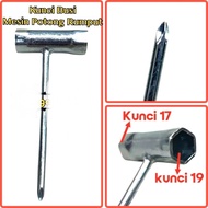 MESIN 328 Lawn Mower Spark Plug Wrench BG328 Lawn Mower Spark Plug Wrench