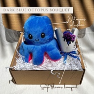 SURPRISE MURAH Gift Box Octopus Plushie Soap Flower Bouquet Set/Birthday/Anniversary/Bestie/Graduati