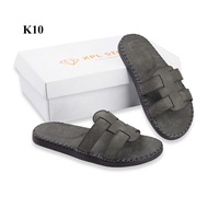 |mở bán] dép quai ngang da sáp nam 2025 đế doctor khâu toàn bộ chắc chắn thời trang nam 2025 trẻ trυ