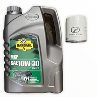 BARDHAL 10W30 3 LITER ENGINE OIL PACKAGE SETS SEKALI OIL FILTER KANCIL/KELISA/VIVA