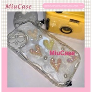 Heart Crystal iPhone Case, Shockproof, Camera Protection - iP 6/6s/7/8/Plus/X/XS/XR/11/12/13/14/15/1