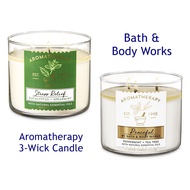 LIMITED EDITION Bath and Body Works Scented Candle 3 Wick Lilin Wangi With Essential Oil