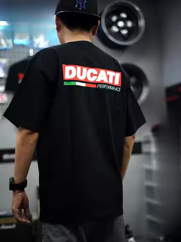 Ducati MOTO GP Team Racing Motorcycles Printed T-shirt Men and Women Cotton T-shirt Men's T-shirts 2