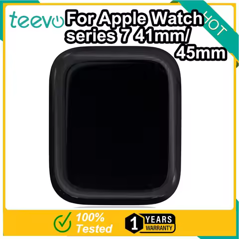 Teevo For Apple Watch series 7 41mm/45mm Lcd Touch Screen Display Digitizer Assembly Black