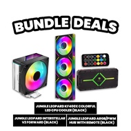 Bundle Deals Jungle Leopard KF400X and JL Interstellar V2 and JL ARGB/PWM Hub with Remote