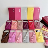 R RHODE Can Hold Lipstick Lip Glaze iPhone15 Apple 14 Phone Case 13 Stereo 17 Silicone Single Case R