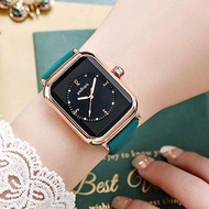 Stylish and elegant ladies square waterproof watch