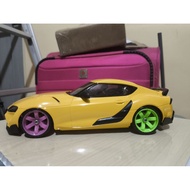 1 set of mini rc drift tires 1:24 1:28 wltoys k989 k969 tg racing rwd awd drift te37 rim model tire 