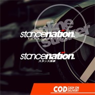 Stance Nation JDM Sticker | Cutting On Car Sticker JDM Accessories Car