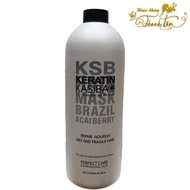 KASIBAO KSB BRAZIL ACAI BERRY Hydrolyzed KERATIN Steamer restores severely damaged hair 1000ml [TT]