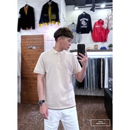 E7th.plain Mesh POLO Shirt-Rice (E7C600222303)