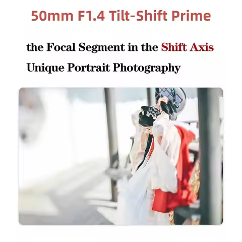AstrHori 50mm F1.4 Shift Focus Lens Manual Focus Full Frame Prime Lens for Sony A6000 Panosonic GX1 