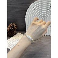 Original Light Luxury Simple Wheat Spike Pure Silver Handmade Joyful Gift Unique Bracelet ins Small 