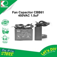 BM FAN CAPACITOR CBB61 1.5UF 450/500VAC