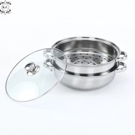 ▫۩❀K.C☆Good Quality☆Steamer 3-2 Layer Siomai Steamer Stainless Steel Cooking Pot Kitchenware