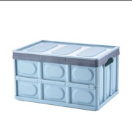 9成新-可摺疊收納箱-55L/藍色/綠色（出放車尾箱更佳）