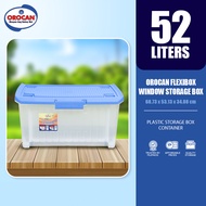 Orocan Flexibox Window 52L Storage Box | Plastic Storage Box Container