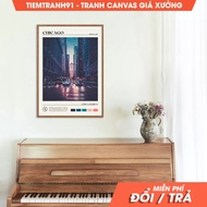 Wall paintings, Oil Paint, Chicago Wall Art, Chicago Poster, Chicago Photo, Chicago Wall Decor, Illi