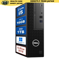 Refurbished Dell 10th Gen OptiPlex 3080/5080 SFF Desktop PC with Core i5 10400, 16GB/32GB RAM, and 1