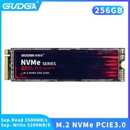 GUDGA SSD M2 NVMe PCIe3.0x4 256GB Ssd 2280 M 2 NVMe TLC แผ่นฮาร์ดไดรฟ์โซลิดสเตทไดรฟ์ความเร็วสูงภายในสำหรับแล็ปท็อป PC