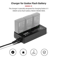 [LIS1] Godox VC26T 3-slot Battery Charger for V1/ V860III Series Flash Speedlite Batteries VB26A/VB2