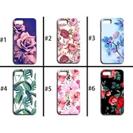 Floral Design Hard Phone Case for Huawei Nova 2 Lite/Y6 2018/Y7 Pro 2019/Y6 2019