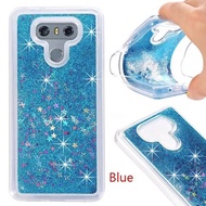 Dynamic Liquid Bling Sequin Quicksand Clear TPU Phone Case Cover For LG- G6  / V20