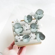 Eucalyptus hair piece Babys breath hair pins Greenery wedding hair accessories