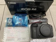 [保固一年][高雄明豐] 公司貨 95新 Canon EOS R6 快門次小於9000 便宜賣 R5 R8 [B1604