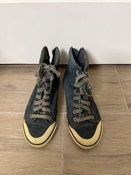 Coach 灰綠色拉鏈綁帶高筒波鞋休閒鞋（原價2千幾）