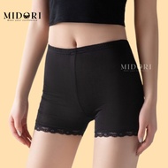 Set of 3 protective shorts wearing a soft, 4-way stretch lace skirt Midori Q510