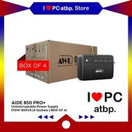 AWP Aide 390W-650VA UPS/AVR, 4 Sockets, Box of 4