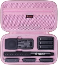 XANAD Hard Case for Insta360 X5/X4/X3/X2 Waterproof 8K 360 Action Camera,114CM Selfie Stick- Storage