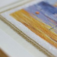 DIY材料包/ 法式刺繡線上課程level1/日出