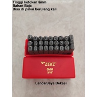 Zeki Japan Letter Punch Zeki 5mm Letter Punch Zeki Japan