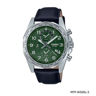Casio Standard นาฬิกาข้อมือผู้ชาย รุ่น MTP-W500, MTP-W500D, MTP-W500L (MTP-W500D-1A,MTP-W500D-2A,MTP-W500L-1A,MTP-W500L-2A,MTP-W500L-3A)