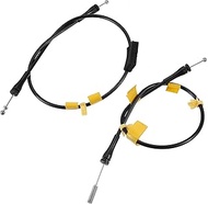 X AUTOHAUX 2 Pcs Door Latch Release Cable for Ford F150 Extended Cab 2004-2008 for Lincoln Mark LT 2