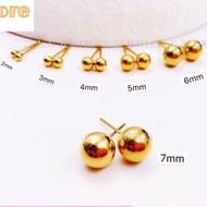 US 10K GOLD EARRINGS 10K US FANCY GOLD HYPOALLERGENIC STUD EARRINGS