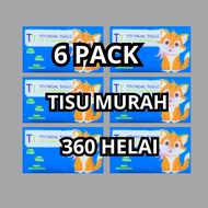 ECONOMIC TISSUE 6 PACKS TITI TISSUE 360 SHEETS OK