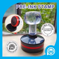 Custom Stamp Round / Cop Bulat / Company Stamp