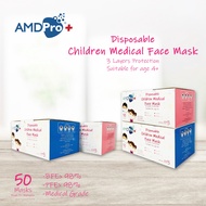 AMDPro+ ASTM Level 3 Premium Disposable Children Medical Mask (50s) - Kids Mask