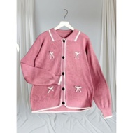 REBECCA KNIT CARDIGAN WITH RIBBON STRAP/KNITWEAR KNITWEAR WOMAN CARDIGAN WOMAN