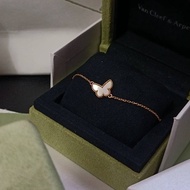 99新全配❤️ #vca #梵克雅寶 Alhambra #白貝母 #蝴蝶 #手鍊