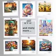 [Boobiyo]Diamond Painting Full Drill Square No Frame 30x40