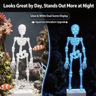 AP AIMAYAPET Dancing Skeleton Aquarium Bubbler Creative Fish Tank Landscaping Oxygen Driven Aquarium