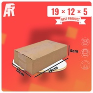 Cardboard packing size 19x12x5
