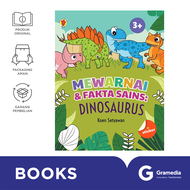 Mewarnai & Fakta Sains: Dinosaurus + Stiker