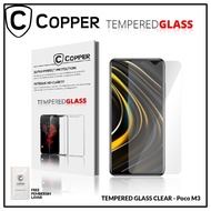 Poco M3 - COPPER TEMPERED GLASS CLEAR