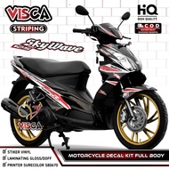 Stiker Striping Suzuki Skywave Full Body Variasi Graffis